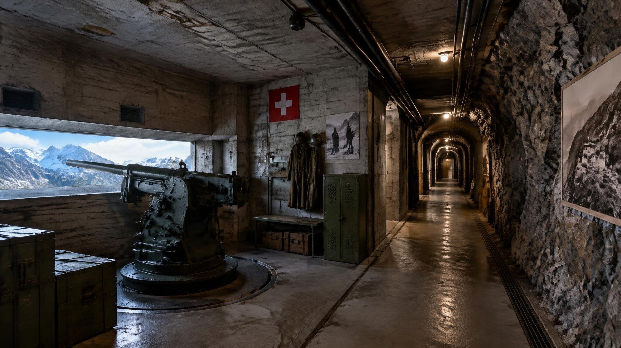 alpine bunker interior