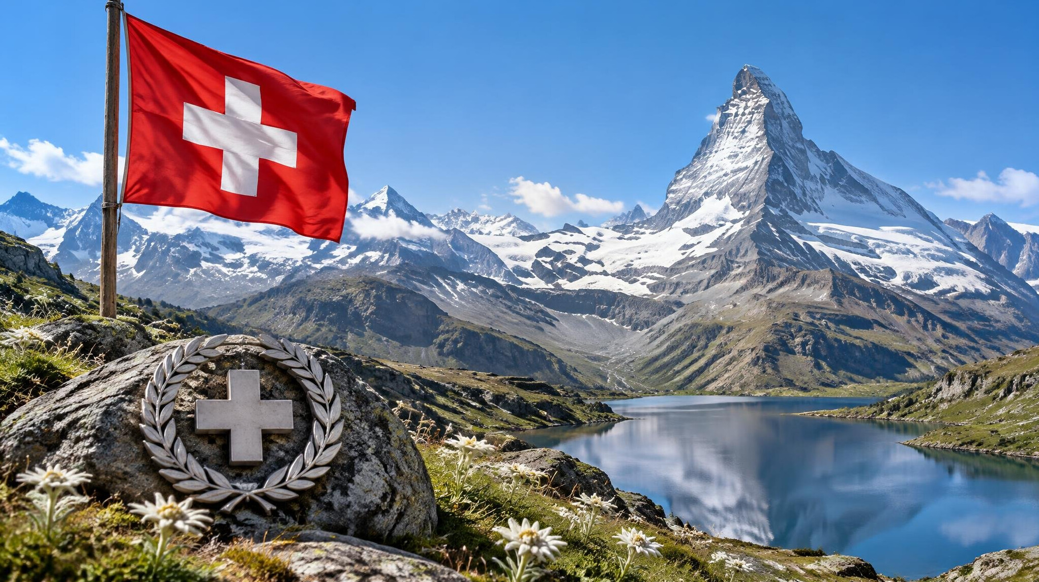 swiss alps landscape