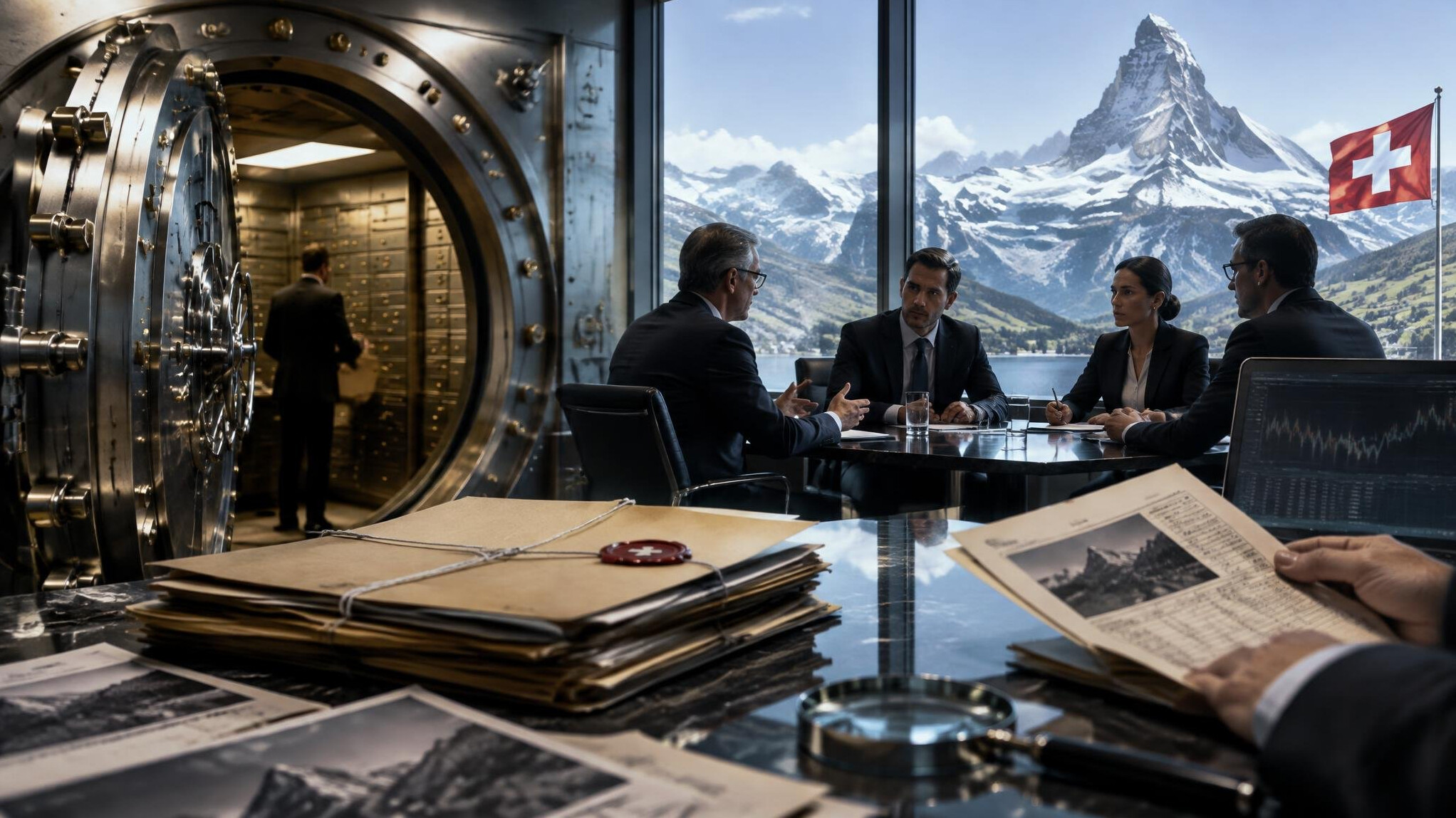 swiss bank vault