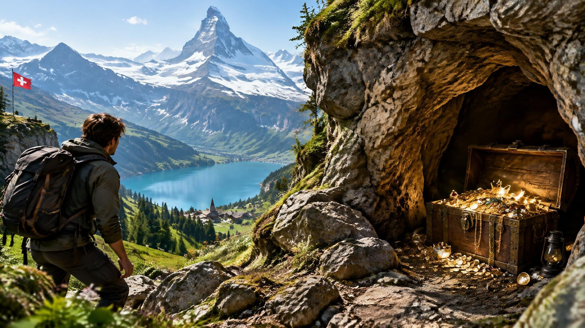 swiss alps hidden treasure