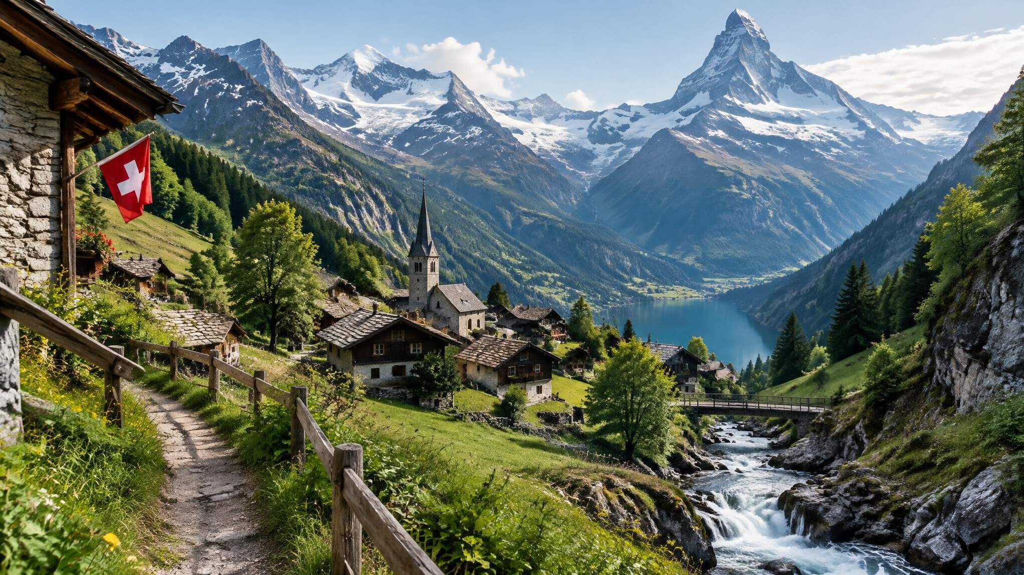 hidden swiss village