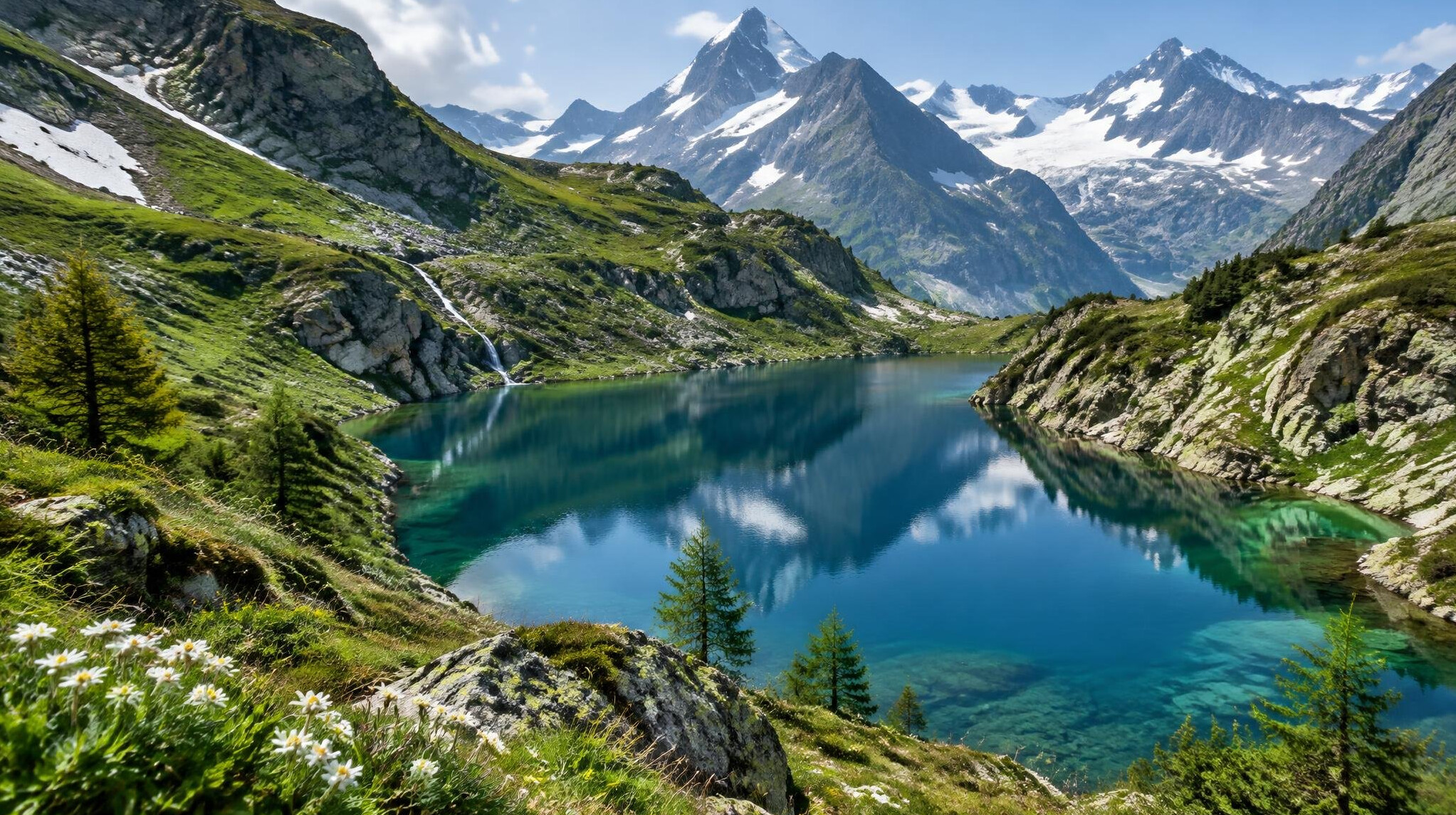 secret alpine lake