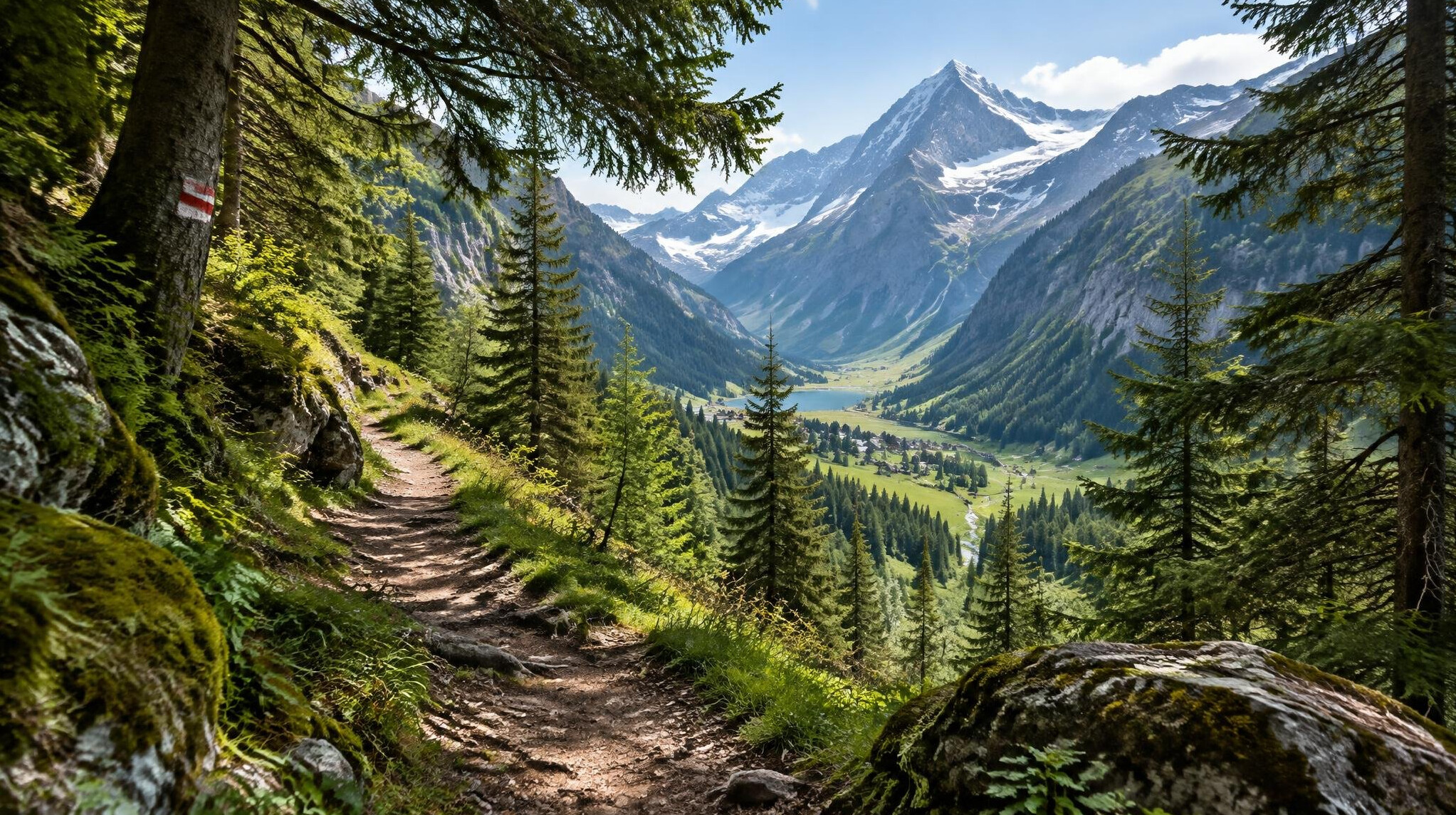 hidden alpine valley